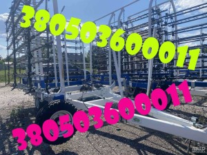 Борони шлейфові зубові виробництва A3Tech (БШЗ-7, БШЗ-11, БШЗ-15) 2025 г.в Борони шлейфові зубові виробництва A3Tech (БШЗ-7, БШЗ-11, БШЗ-15) 2025 г.в